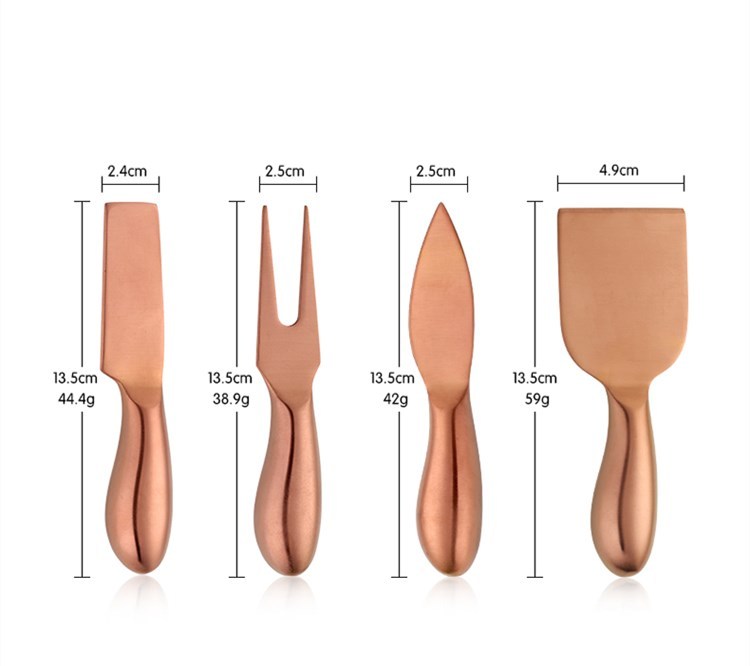 Stainless steel cheese cheese fruit knife and fork